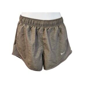 Nike Running Shorts Womens Dri FIT Tempo Brief Lined Grey Size Small